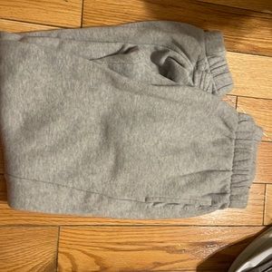 Brandy Melville grey sweats worn